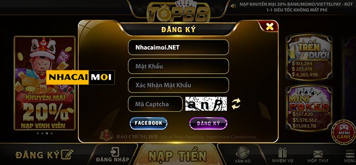 Hướng dẫn nạp tiền trực tuyến K8cc - K8cc