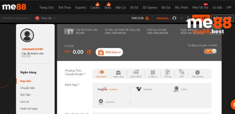 Hãy nhấp vào liên kết này để truy cập trang web chính thức của Debet Games - Debet